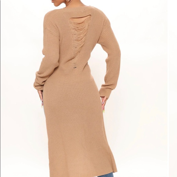 Tie Front Sweater NWT - Picture 4 of 5